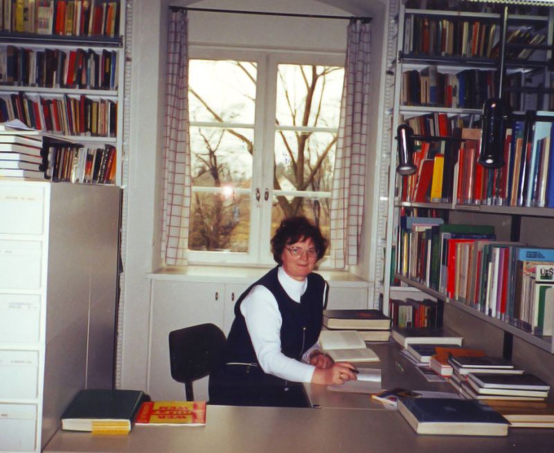 Tarptautinėje jaunimo bibliotekoje Miunchene. 1999 m. 