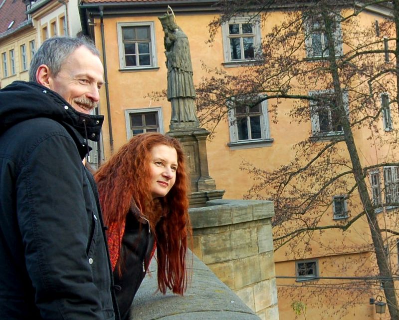 Su Kęstučiu Kasparavičiumi Bamberge. 2007 m.