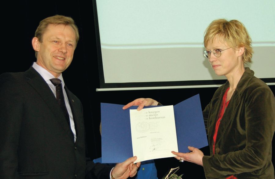 Ministras Šarūnas Birutis ir Ieva Babilaitė Ministras Šarūnas Birutis ir Ieva Babilaitė