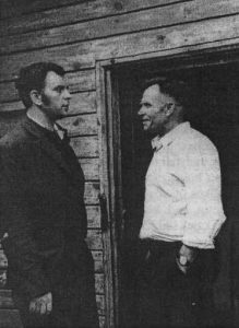Trisdešimtmetis Petras Bražėnas su tėvu Trisdešimtmetis Petras Bražėnas su tėvu