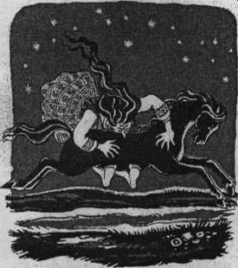 „Brolių ieškotoja“. P. Osmolskio iliustr. „Brolių ieškotoja“. P. Osmolskio iliustr.