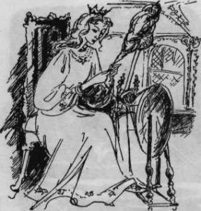 „Eglė žalčių karalienė“. A. Korsakaitės iliustr.