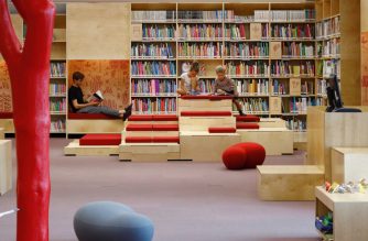 Latvijos nacionalinės bibliotekos Vaikų literatūros centro erdvė
