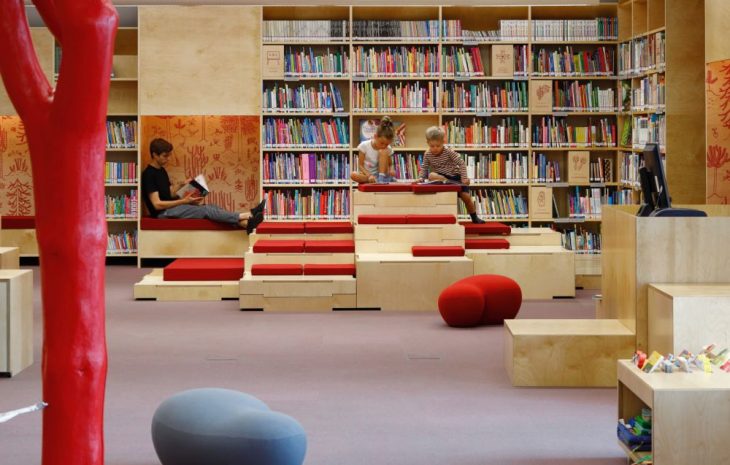 Latvijos nacionalinės bibliotekos Vaikų literatūros centro erdvė