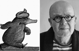 Wolfas Erlbruchas išgarsėjo iliustravęs knygą vaikams „Apie kurmiuką, kuris norėjo sužinoti, kas jam pridirbo ant galvos“. Nuotr. © Peter Hammer Verlag/dpa