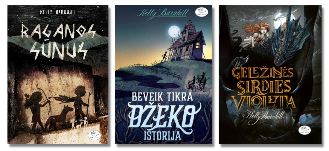 Į lietuvių kalbą išverstos autorės knygos: „Raganos sūnus“ (2017), „Beveik tikra Džeko istorija“ (2022) ir „Geležinės širdies Violeta“ (2023) Į lietuvių kalbą išverstos autorės knygos: „Raganos sūnus“ (2017), „Beveik tikra Džeko istorija“ (2022) ir „Geležinės širdies Violeta“ (2023)