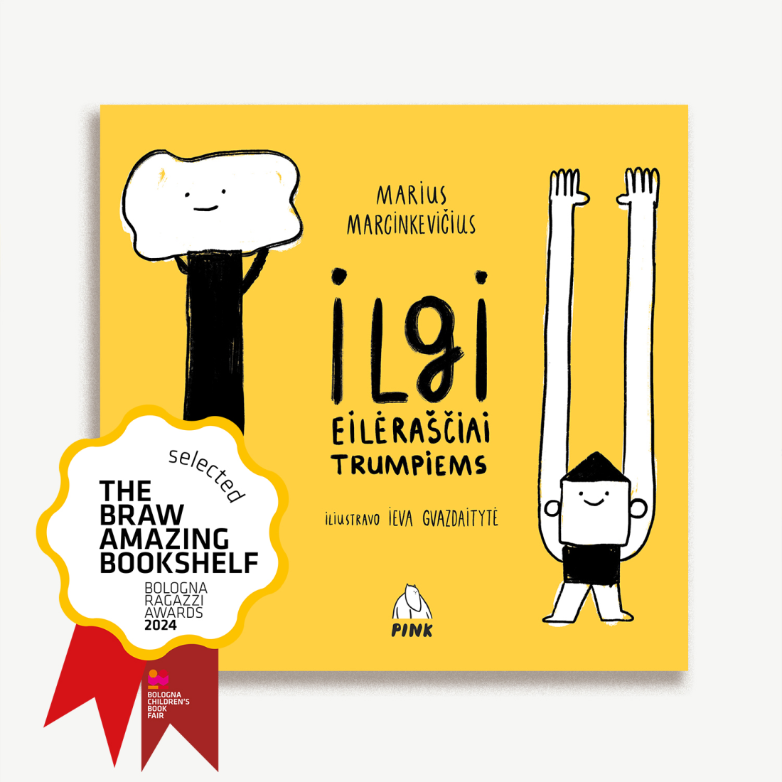 Ilgi eilėraščiai trumpiems: ir keletas trumpų ilgiems / parašė Marius Marcinkevičius; iliustravo Ieva Gvazdaitytė. – Kaunas: Misteris Pinkmanas, 2023. – 48 p. Ilgi eilėraščiai trumpiems: ir keletas trumpų ilgiems / parašė Marius Marcinkevičius; iliustravo Ieva Gvazdaitytė. – Kaunas: Misteris Pinkmanas, 2023. – 48 p.