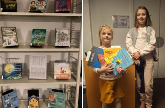 Šiuolaikinės lietuvių vaikų literatūros ir iliustracijos paroda „Formos, sapnai, realybė“. Indrės Indrės Gasiūnės ir Ievos Vaitkevičiūtės nuotr.